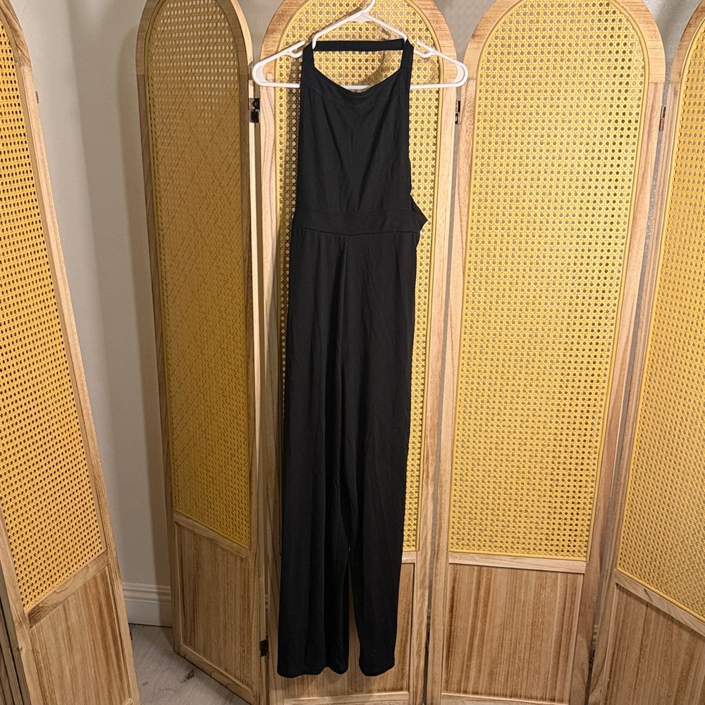 Z Supply Black Tie Up Jumpsuit